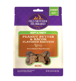 Old Mother Hubbard Old Mother Hubbard Mini Soft & Tasty Peanut Butter & Bacon Dog Biscuits 8oz