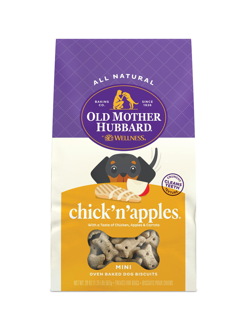 Old Mother Hubbard Old Mother Hubbard Crunchy Classic Mini Chick'N'Apples Dog Biscuits 20oz