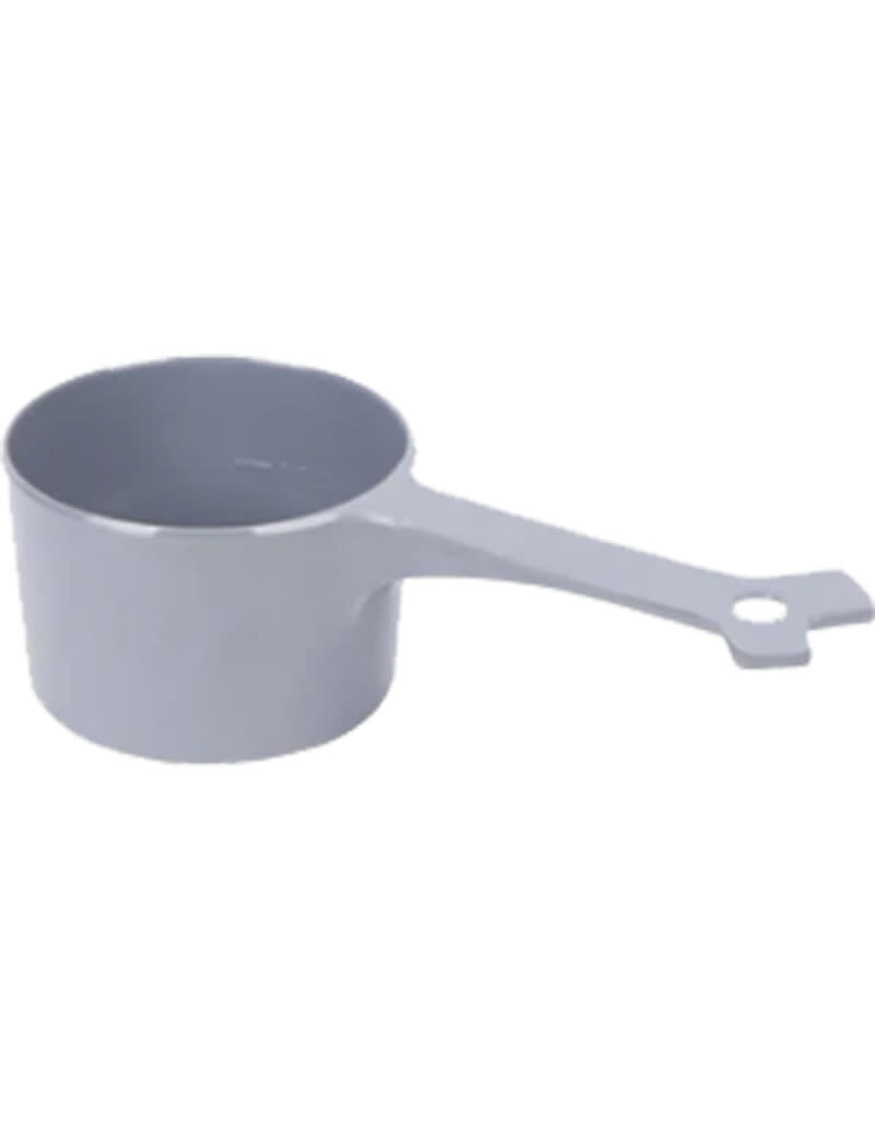 Messy Mutts Messy Mutts Dog Food Scoop 1 Cup, Grey