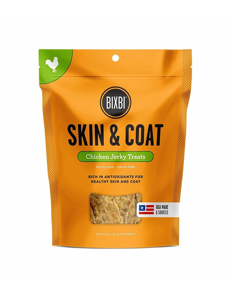 Bixbi Bixbi Skin & Coat Chicken Jerky Treats 5 oz