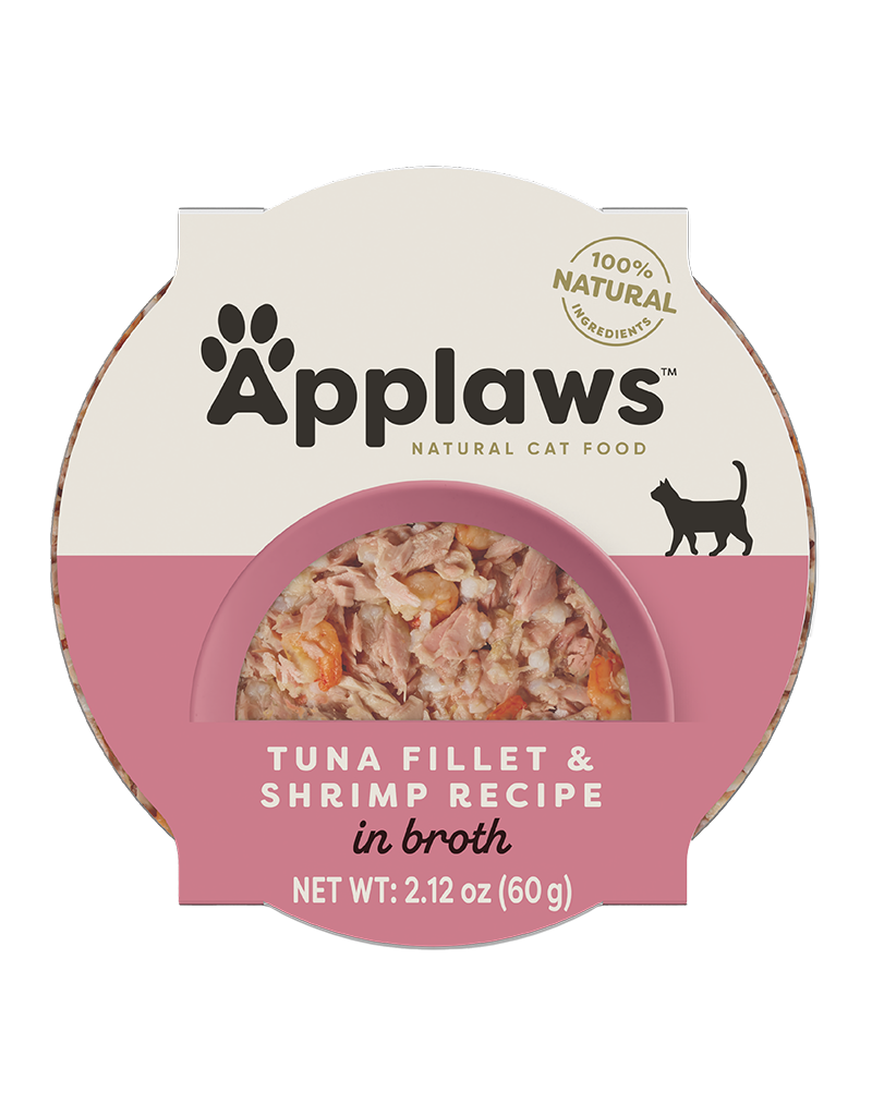 Applaws Applaws cat tuna & prawn peel top dish 2.12oz