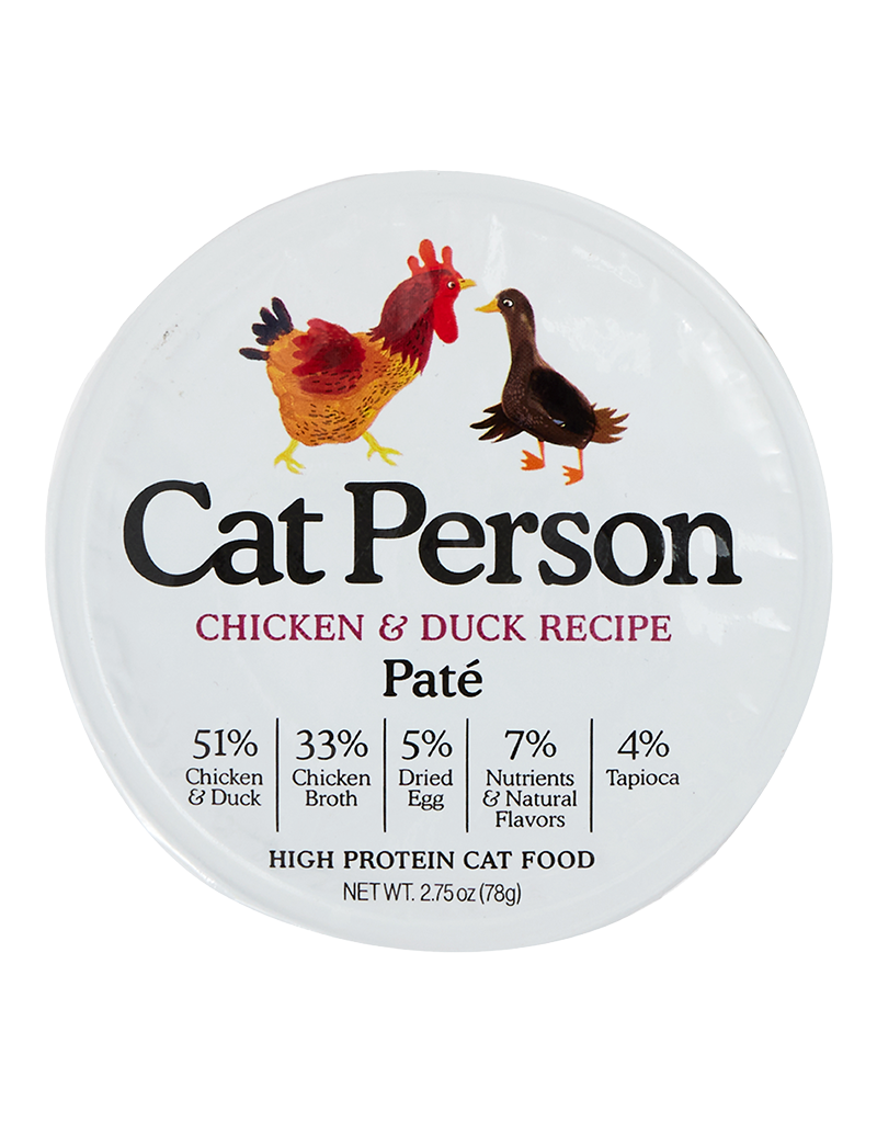 Cat Person Cat Person Cat Pate Chicken & Duck 2.75oz 24 Pack