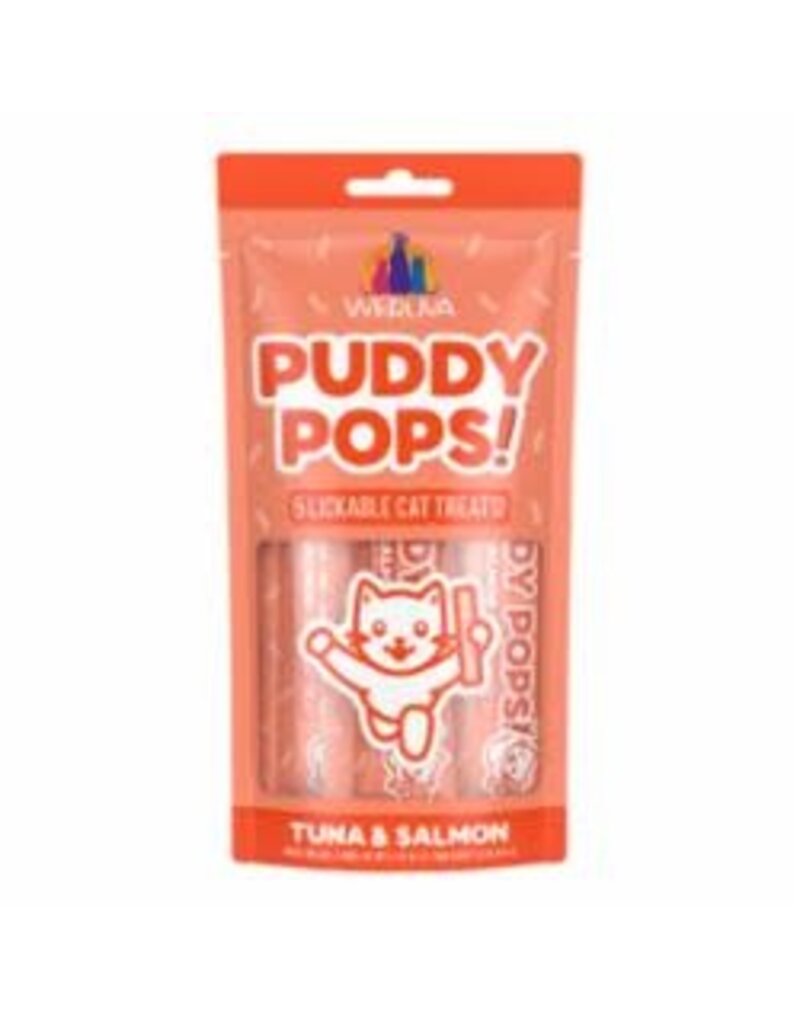 Weruva Weruva Cat Puddy Pops Lickable Treat Tuna & Salmon 5 Pack