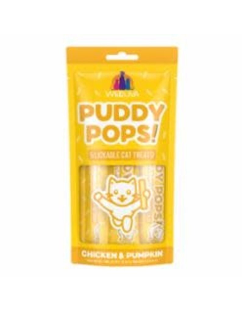 Weruva Weruva Cat Puddy Pops Lickable Treat Chicken & Pumpkin 5 Pack