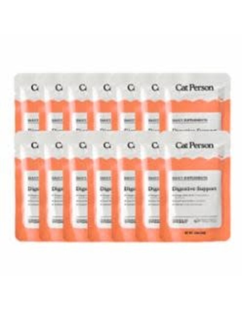 Cat Person Cat Person Cat Supplements Digestive Support Turkey 1.05oz Pouch 14 Pack