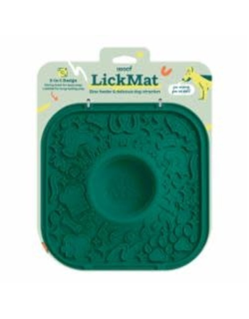woof Woof Dog Lickmat Green