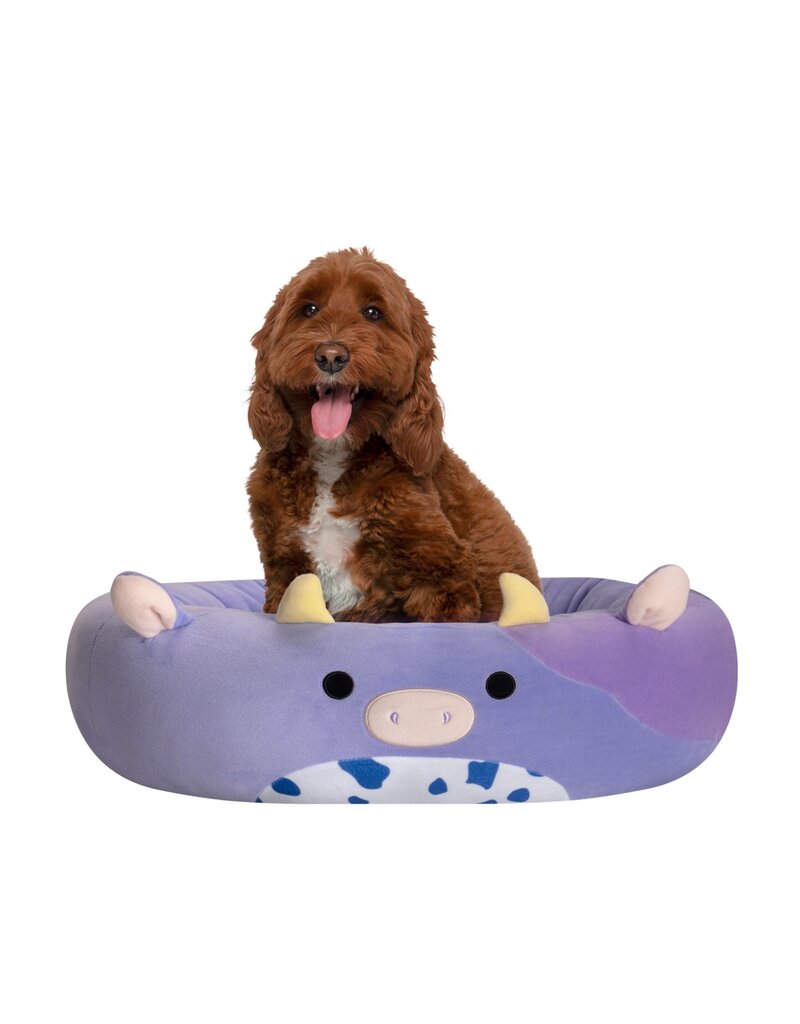Squishmallows Jazwares Squishmallows Pet Bed Bubba the Cow Medium 24"