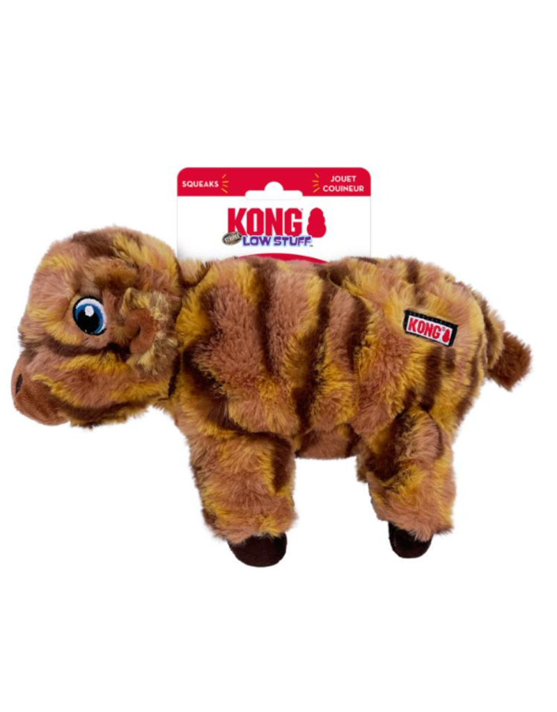 Kong Kong Low Stuff Stripe Cow Medium Dog Toy