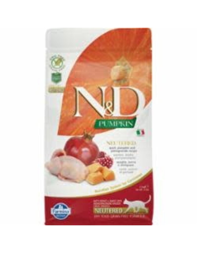 Farmina Farmina Cat Grain Free Pumpkin Neutered Quail & Pomegranate 3.3lb