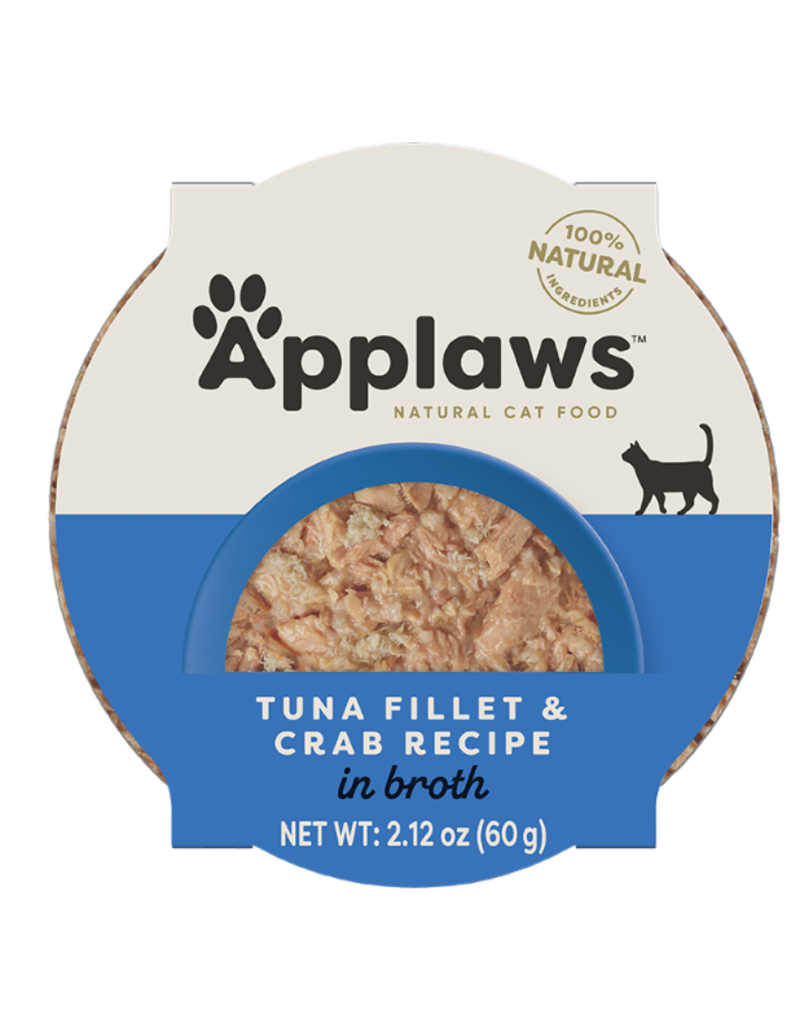 Applaws Applaws cat tuna & crab peel top dish 2.12oz