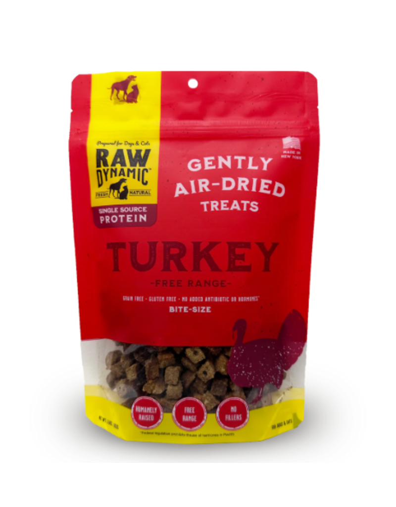 Raw Dynamic Raw Dynamic Air Dried Turkey Recipe Dog Treats 3.6oz