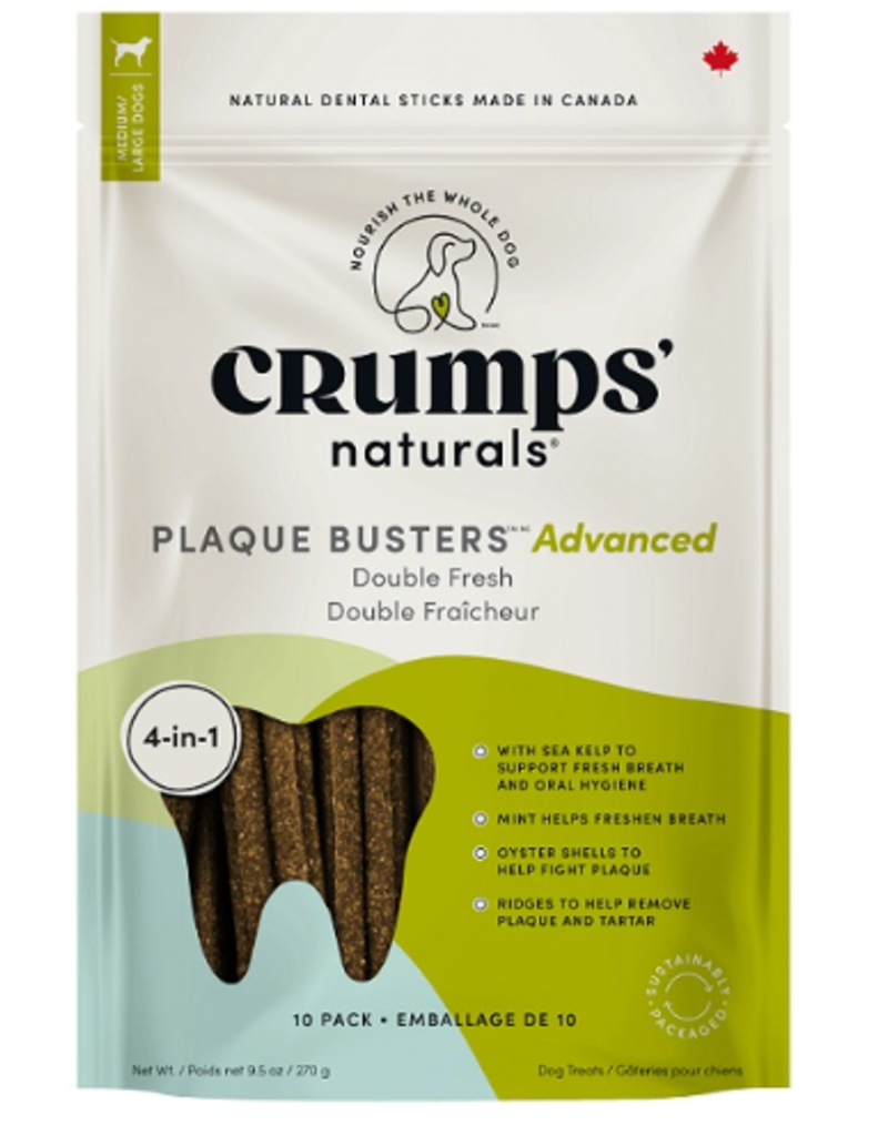 Crump Naturals Crumps Naturals D 10pk/6 Plaque Busters Advanced Double Fresh