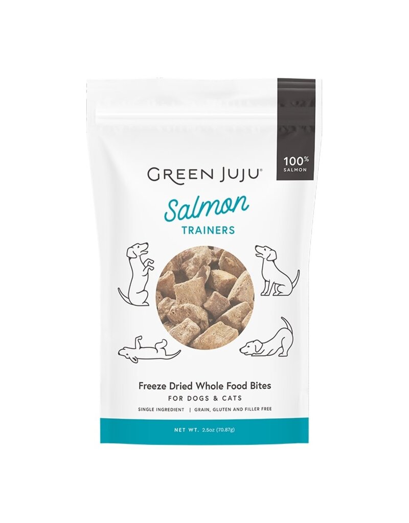 Green Juju GREEN JUJU DOG CAT FREEZE DRIED TRAINING SALMON 2.5OZ