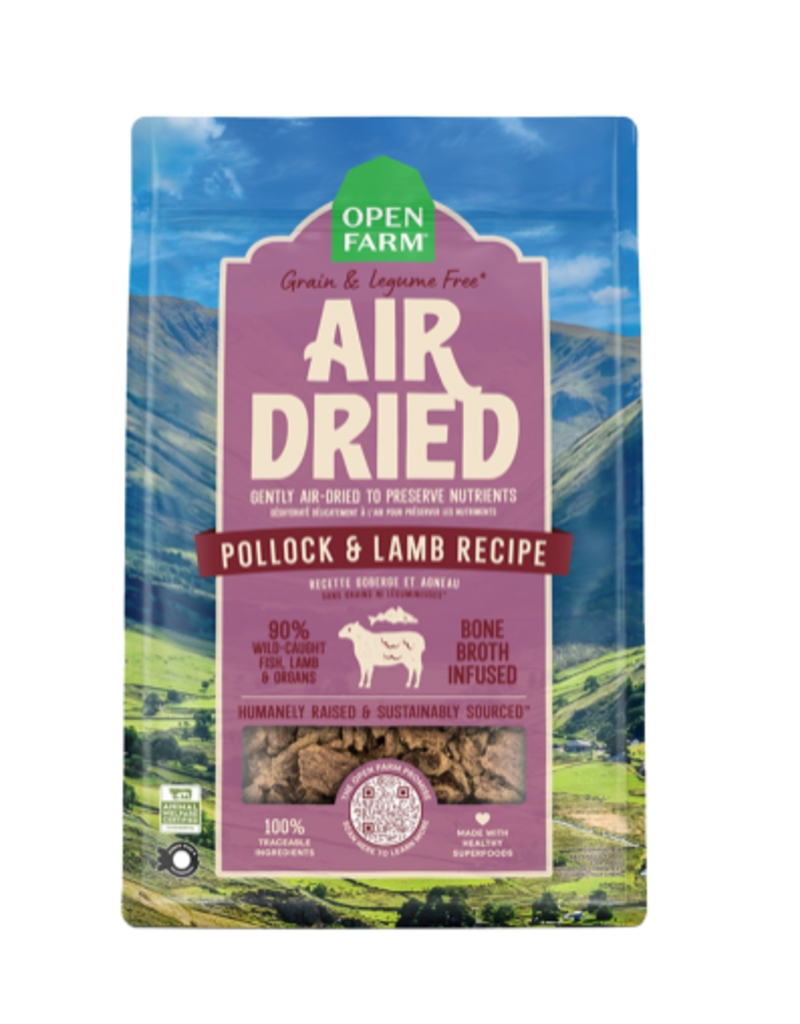 Open Farm Open Farm Dog Air Dried Pollock & Lamb Recipe 1lb