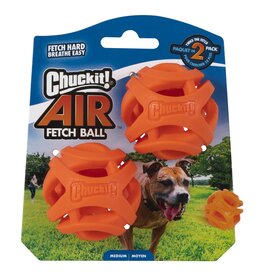 Chuckit Chuckit! Air Fetch Ball Dog Toy Medium 2 pack