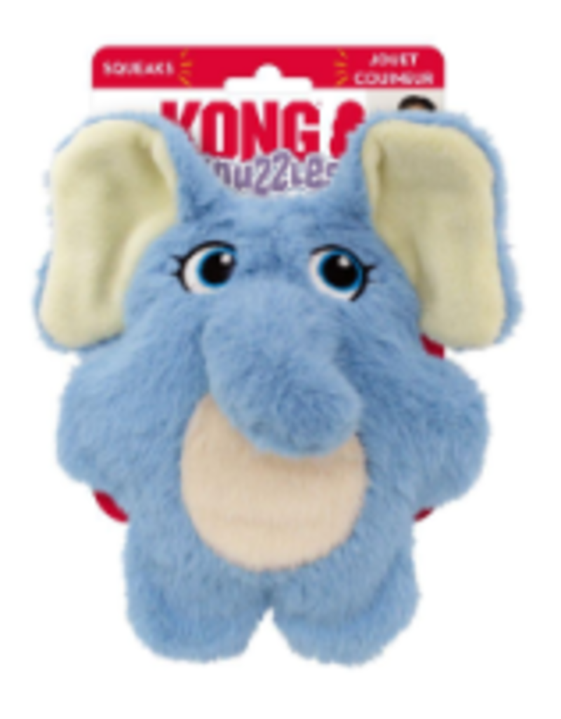 Kong Kong Snuzzles Kiddos Elephant Plush Dog Toy Small