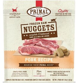 Primal Primal Cat Frozen Pork Nuggets 3LB