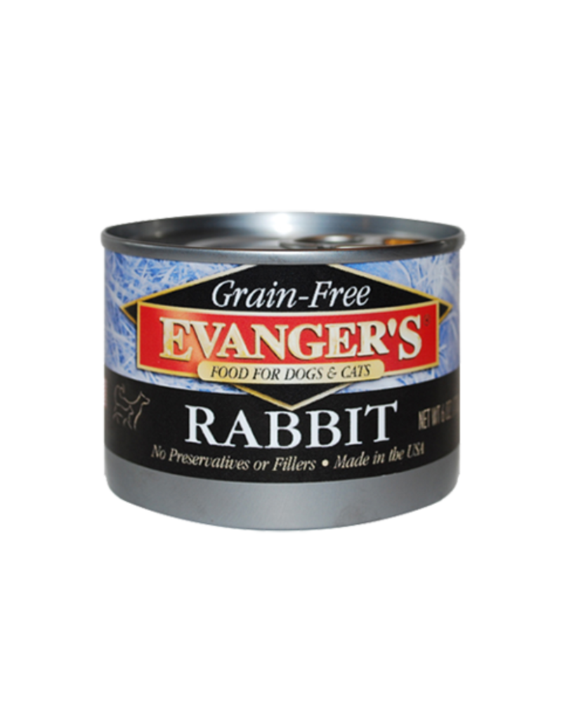 Evanger's Evanger’s Grain-Free & Gluten-Free Rabbit Flavor Dog & Cat Food 13 oz