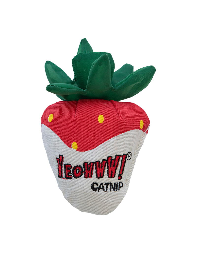 Yeowww YEOWWW! CAT STRAWBERRY WHITE CHOCOLATE CATNIP TOY