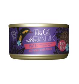 Tiki Cat Tiki Pets Cat After Dark Pate Beef 3oz 12 Pack