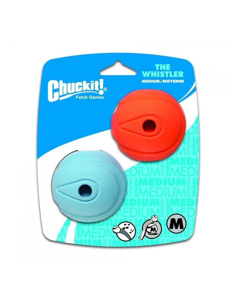 Chuckit Chuck it Canine Hardware Whistle Ball Medium 2 Count