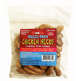 Scoochie Scoochie Freeze Dried Chicken Necks (25 Pack)