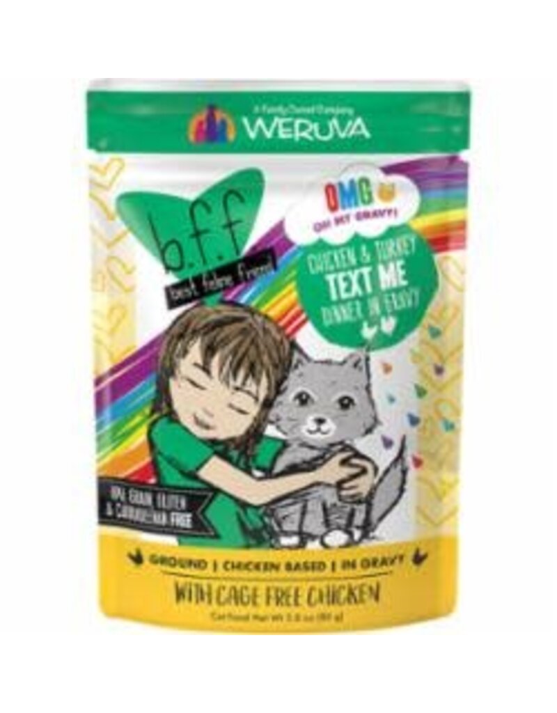 Weruva Weruva BFF CAT OMG TEXT ME CHICKEN 3OZ POUCH
