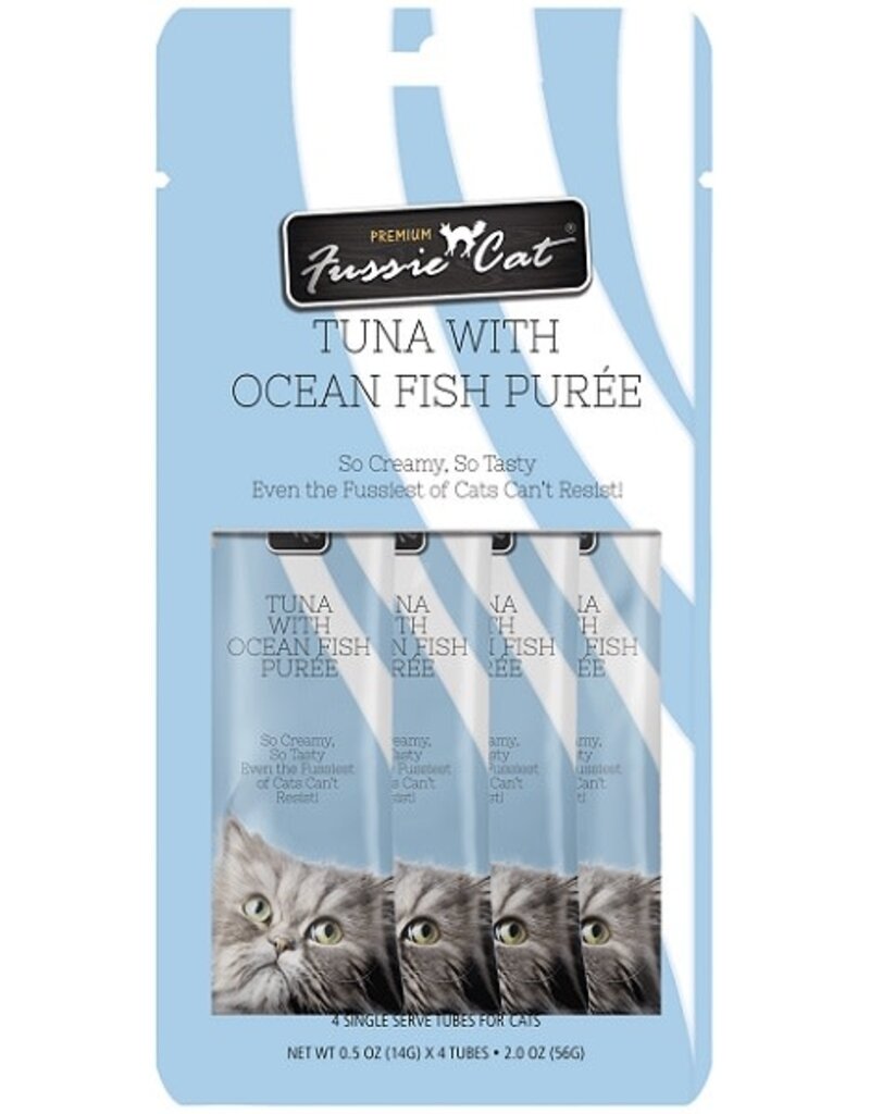 Fussie Cat Fussie Cat Treat Tuna With Ocean Fish Puree 2oz/18