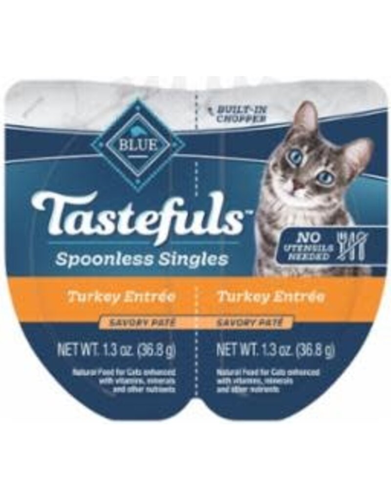Blue Buffalo BLUE TASTEFULS SPOONLESS SNGLS CT 2.6oz/10 TKY PATE