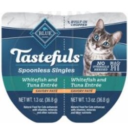 Blue Buffalo BLUE TASTEFULS SPOONLESS SNGLS CT 2.6oz/10 WHTFSH TUNA PATE