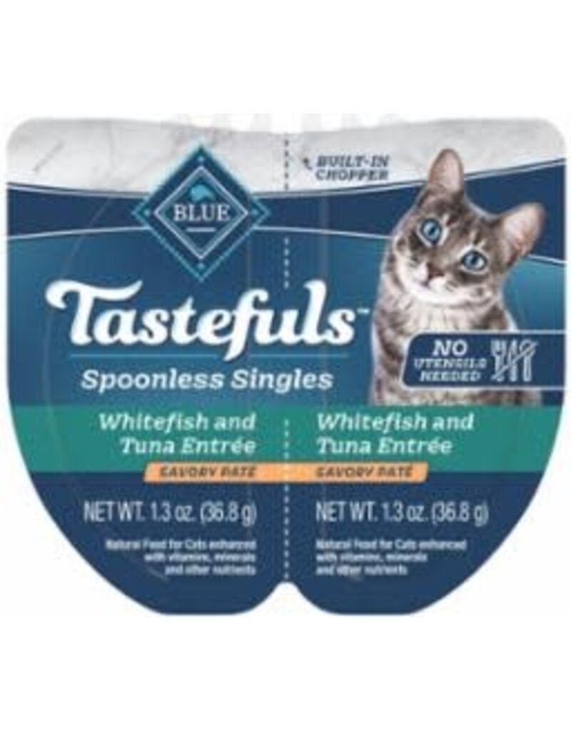Blue Buffalo BLUE TASTEFULS SPOONLESS SNGLS CT 2.6oz/10 WHTFSH TUNA PATE