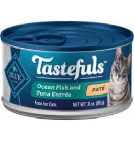 Blue Buffalo Blue Buffalo Cat Tastefuls Pate Ocean Fish Tuna Entree 3oz