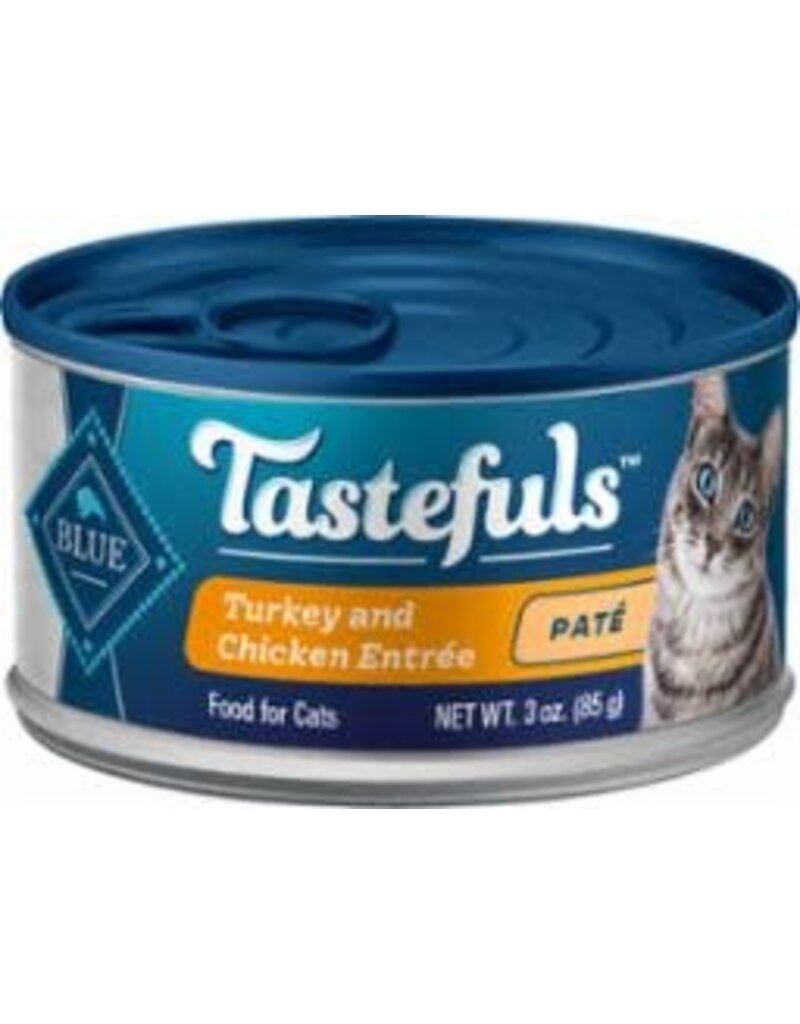 Blue Buffalo Blue Buffalo Cat Tastefuls Pate Turkey Chicken Entree 3oz