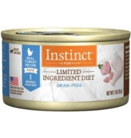 Nature's Variety Nature's Variety Instinct Grain - Free Limited Ingredient Diet Turkey Canned Cat Food- 3 OZ.
