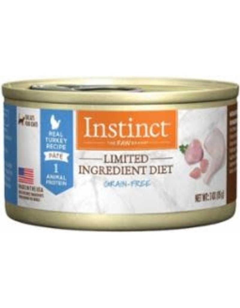 Nature's Variety Nature's Variety Instinct Grain - Free Limited Ingredient Diet Turkey Canned Cat Food- 3 OZ.