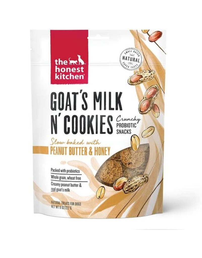 Honest Kitchen The Honest Kitchen Goat's Milk N' Cookies Peanut Butter & Honey Dog Treats 8oz