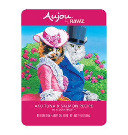 Rawz Rawz Aujou Aku Tuna & Salmon Recipe Wet Cat Food 2.46 oz