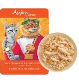 Rawz Rawz Aujou Chicken Breast & Pumpkin Recipe Wet Cat Food 2.46 oz