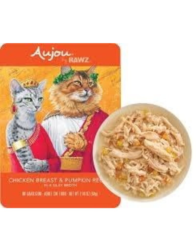 Rawz Rawz Aujou Chicken Breast & Pumpkin Recipe Wet Cat Food 2.46 oz