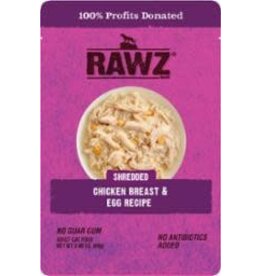 Rawz Rawz Shredded Chicken Breast & Egg Recipe Wet Cat Food 2.46oz