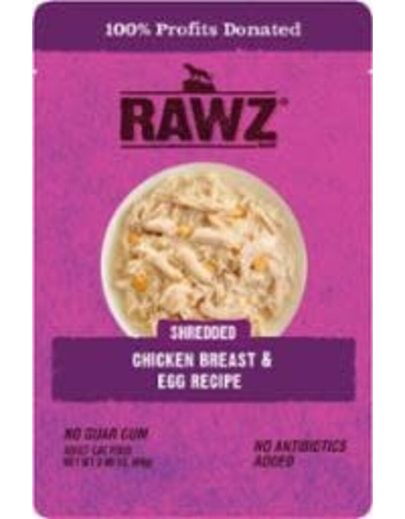 Rawz Rawz Shredded Chicken Breast & Egg Recipe Wet Cat Food 2.46oz