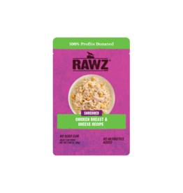 Rawz Rawz Shredded Chicken & Cheese Recipe Wet Cat Food 2.46 oz