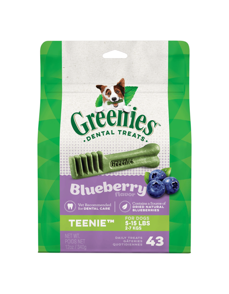 Greenies Greenies Bursting Blueberry Teenie Dental Dog Treats, 43 count- 12 oz.