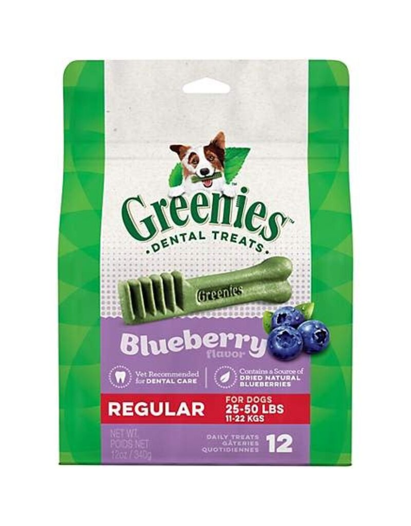 Greenies Greenies Blueberry Regular 12 count- 12 oz.