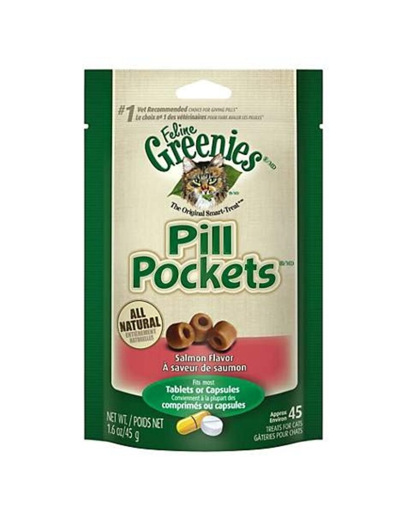 Greenies Greenies Pill Pockets Feline Salmon Flavor Cat Treats