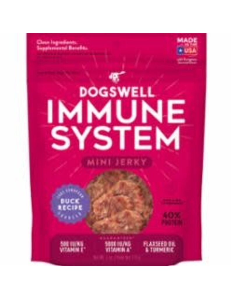 Dogswell DOGSWELL DOG IMMUNE DEFENSE JERKY MINI GRAIN FREE DUCK 4OZ