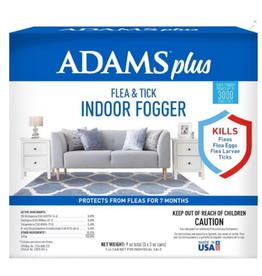 Adams Adams Plus Indoor Flea and Tick Fogger, 3 Pack Adams Plus Indoor Flea and Tick Fogger, 3 Pack