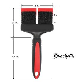 Bucchelli Double-Sided Soft Flexible Slicker Brush