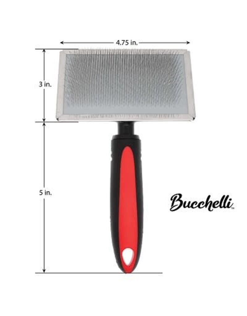 Bucchelli Slicker Brush With Flat Head Angled Pins