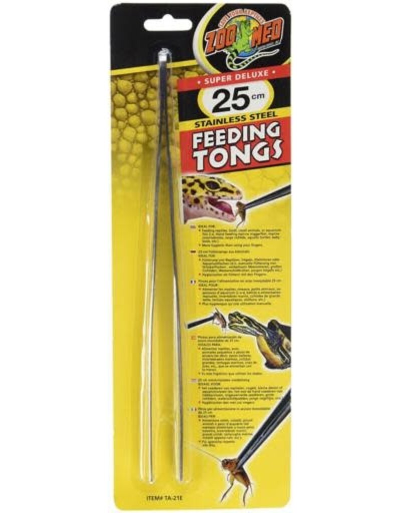 Zoo Med Zoo Med 10" Stainless Steel Feeding Tongs